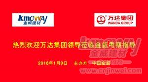 萬達(dá)集團(tuán)蒞臨金威，洽談項(xiàng)目合作